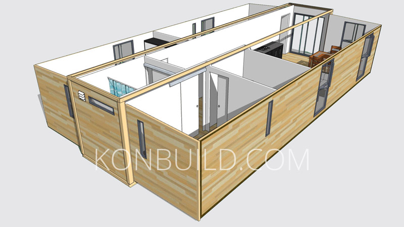 Shipping container home.