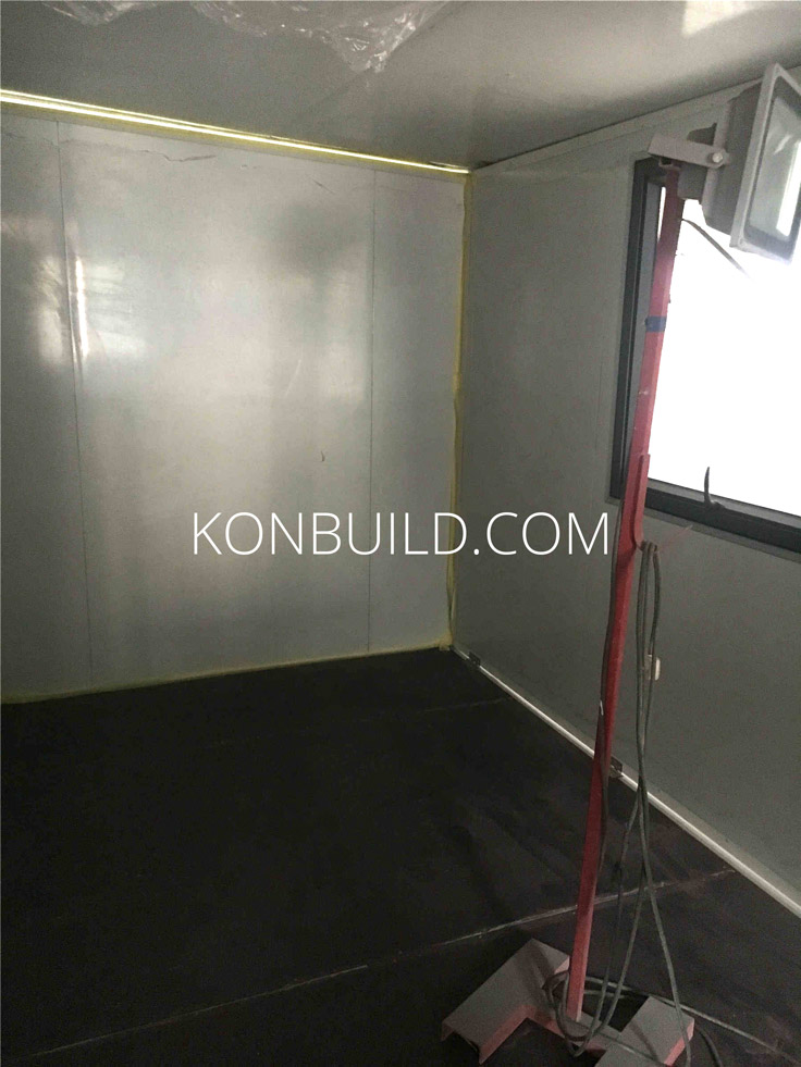 Container home manufactured in southern China.