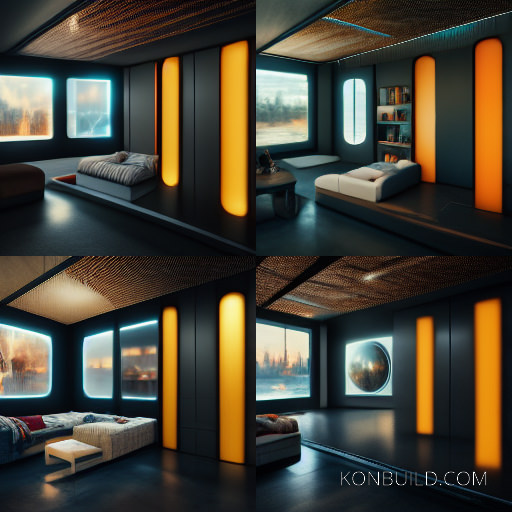 Four different ideas for a refined space in the interior.